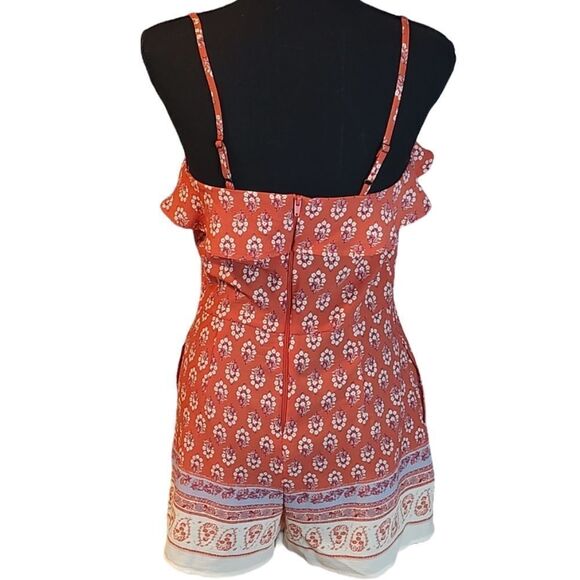 Xhilaration Boho Printed Spaghetti Strap Romper Small - Picture 3 of 5